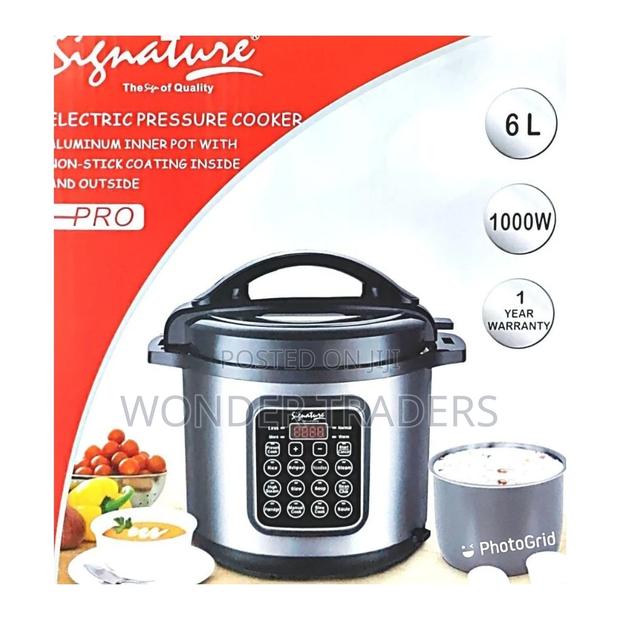 *Signature Electric Pressure Cooker,6 LTS