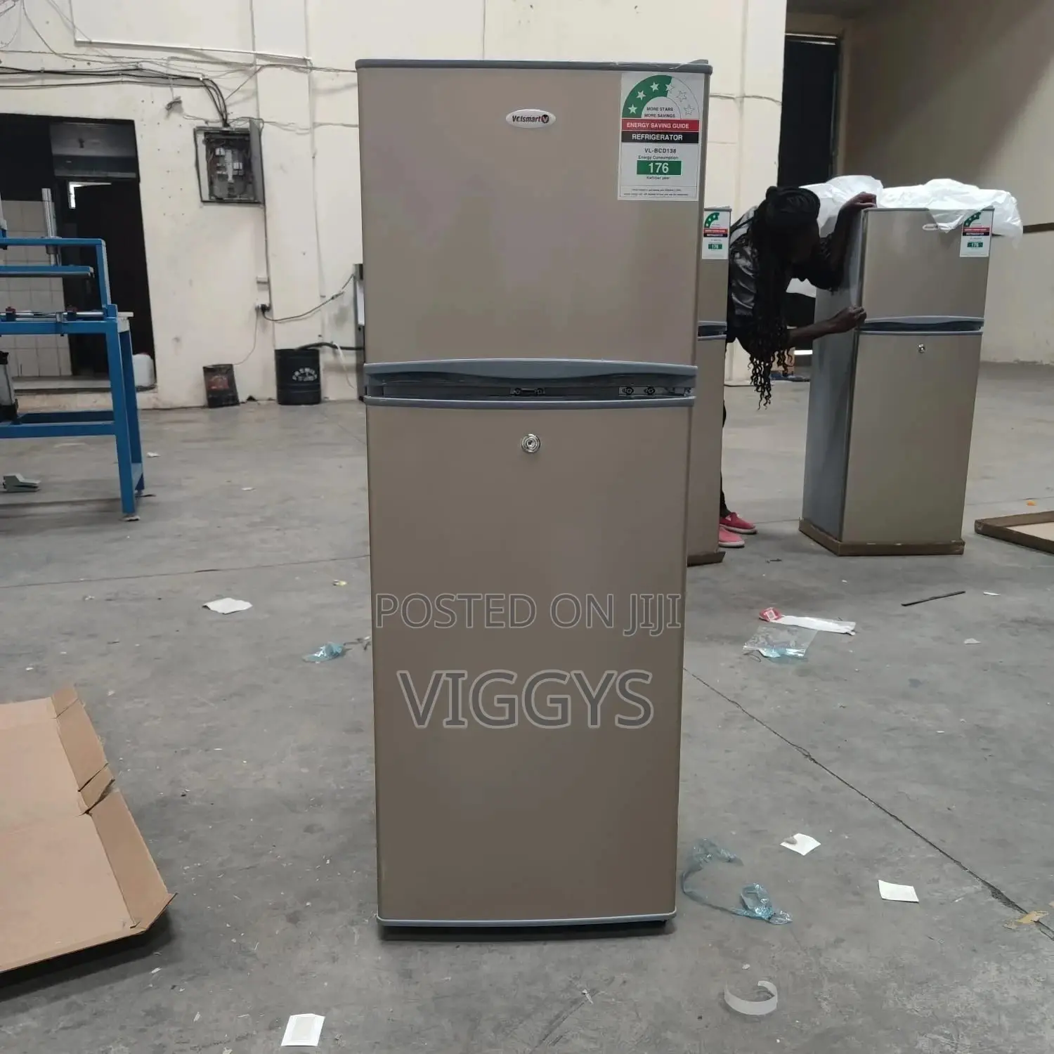 138litre Double Door Fridge