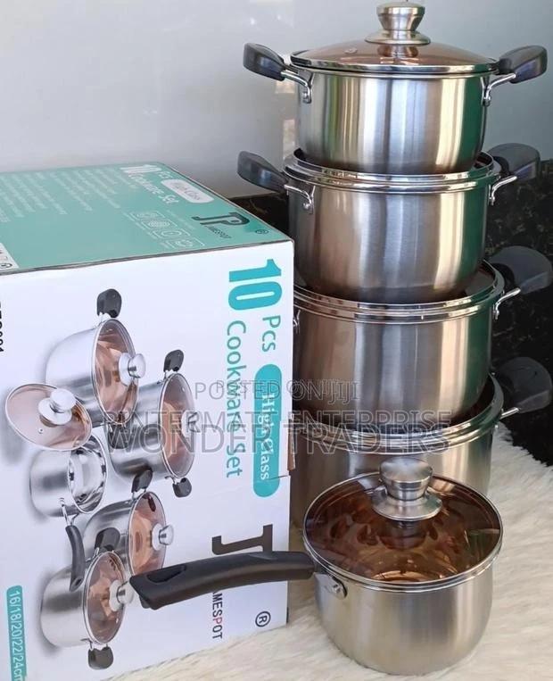 10pcs Jp High Class Heavy Duty Induction Cookware Set