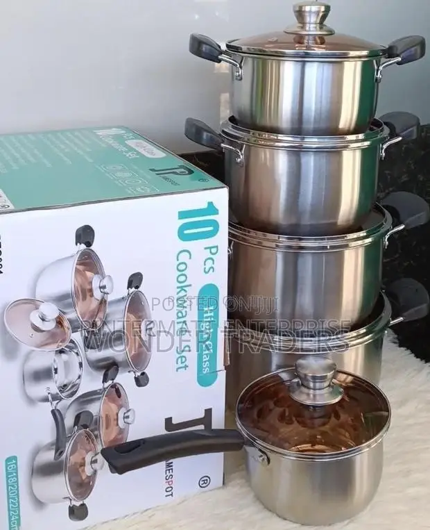 10pcs Jp High Class Heavy Duty Induction Cookware Set
