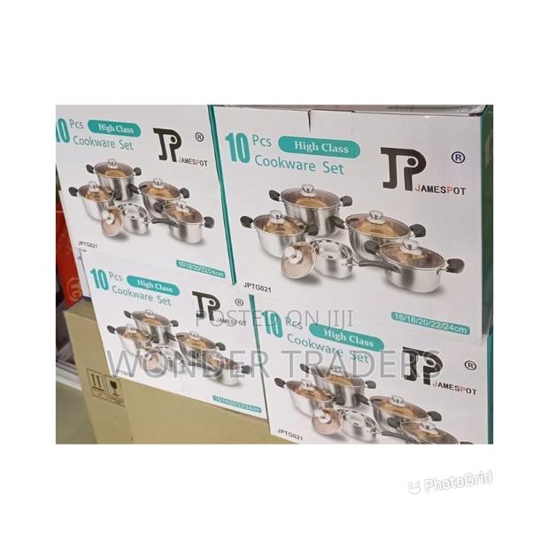 10pcs Aluminum Jp Cookware Set - main view