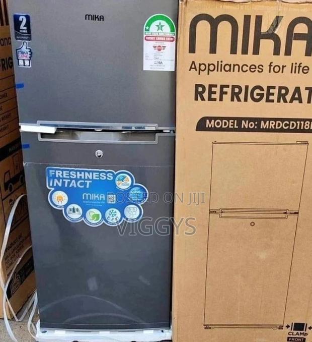 Mika 138litre Double Door Fridge - main view
