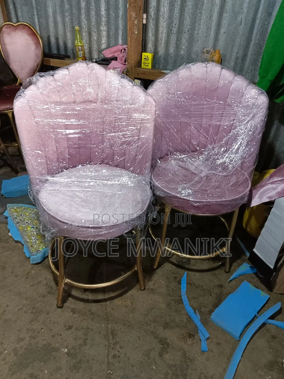 Salon Flower Seats, Baby Pink 