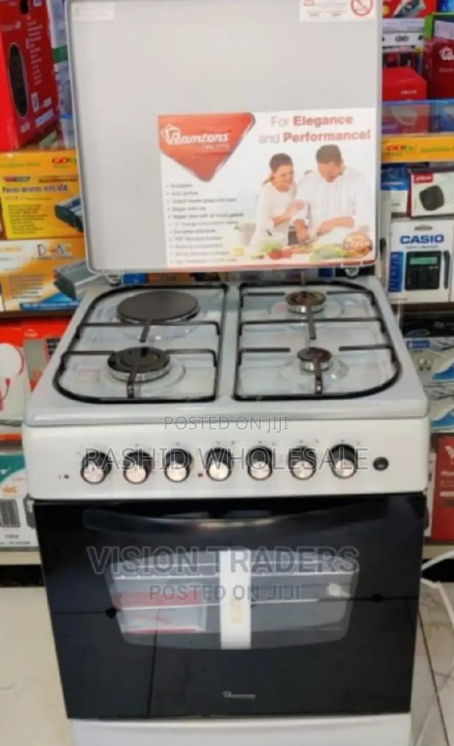 Ramtons Cooker 3+1 ✓ 50by55 Standing Cooker