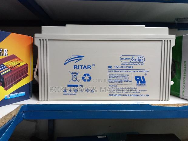 150ah Ritar Solar Battery - main view
