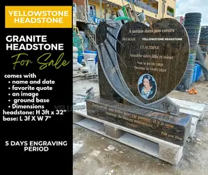 Granite Headstone Tombstone Tribute