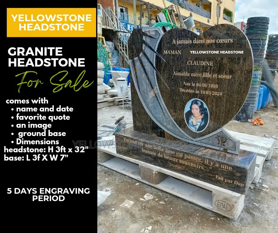 Granite Headstone Tombstone Tribute