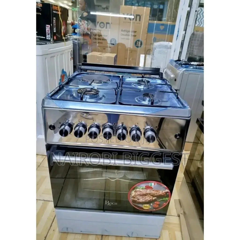 Roch 60 By 60 Standing 3gas+1electric Cooker
