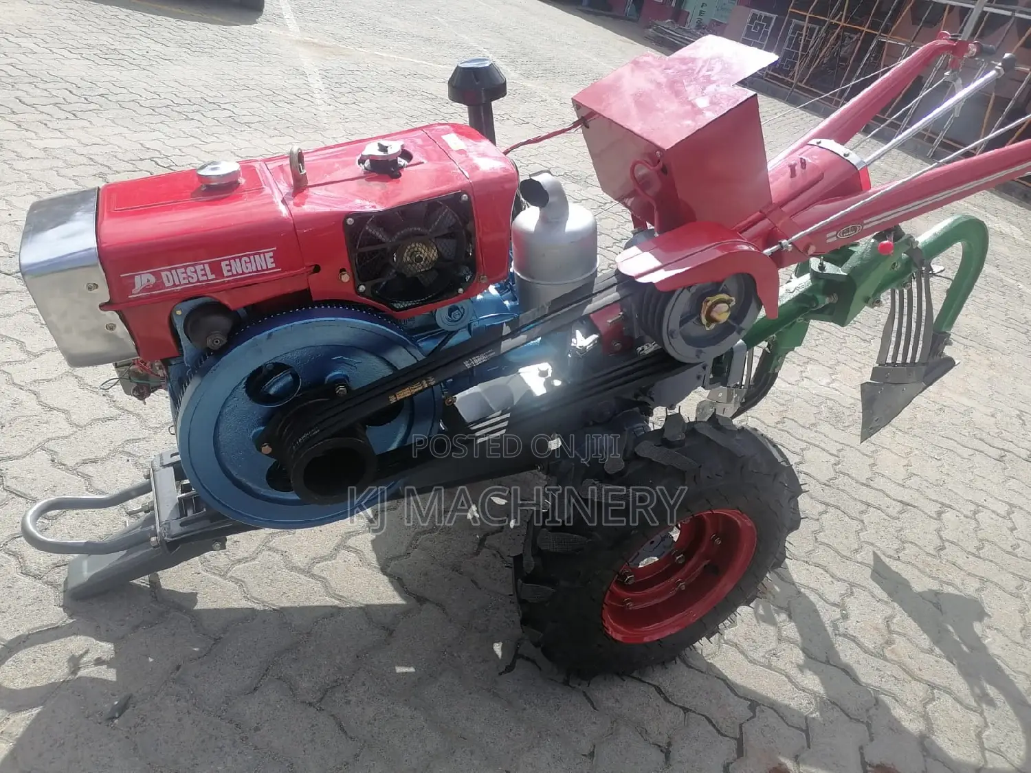 Walking Tractor Diesel Engine Key Start With 6 Gears.