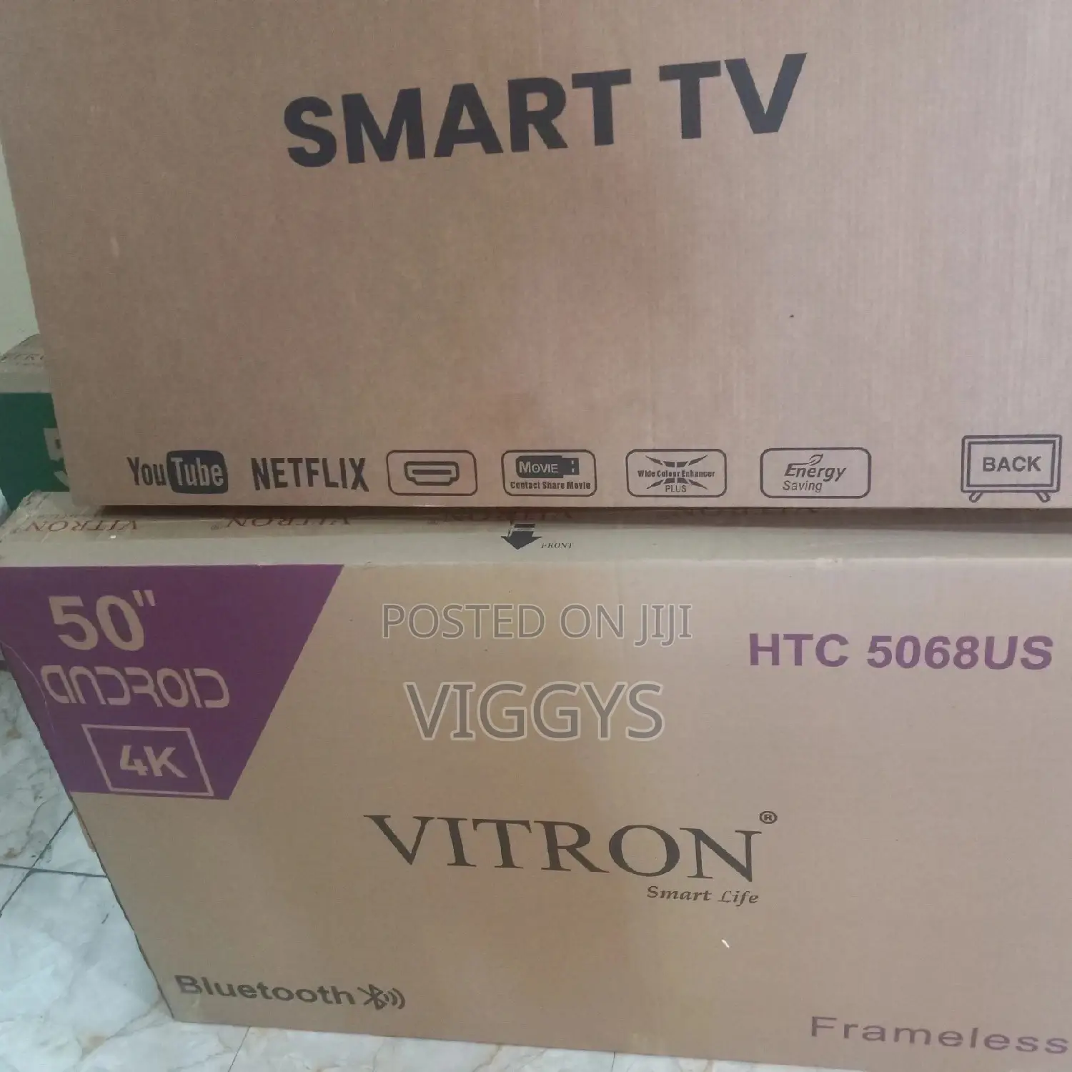 .Vitron 50inches Smart Android Tv