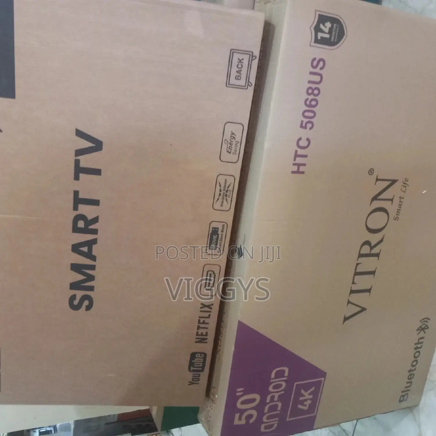Vitron 50 Inche Smart Android Tv