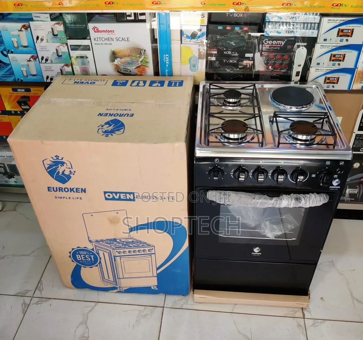 Euroken 3G+1E 50x55 Cooker