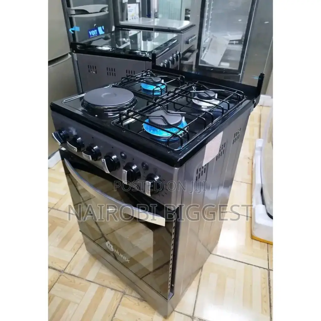 Nunix 50 By 55 3+1 Electric Oven Standing Cooker