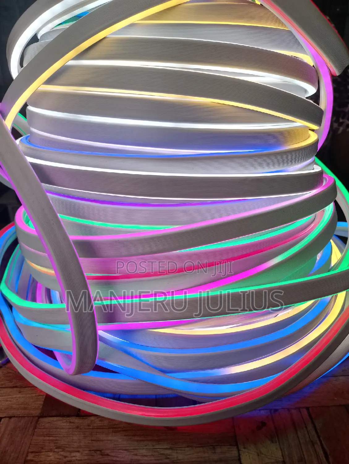100M Neon Multicolored Snake Light