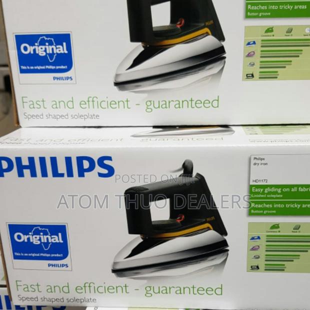 Original Phillips Dry Iron Box - main view