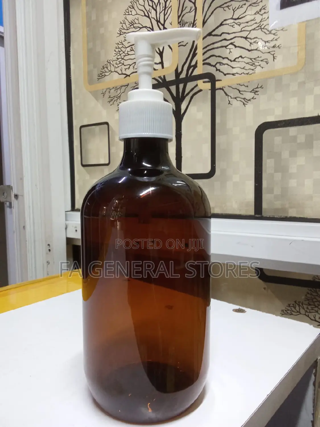 500ml Amber Boston With Pumps 12pcs *1680
