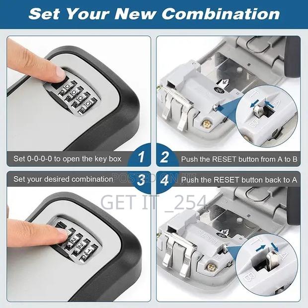 Metallic Key Lock Box - thumbnail 4