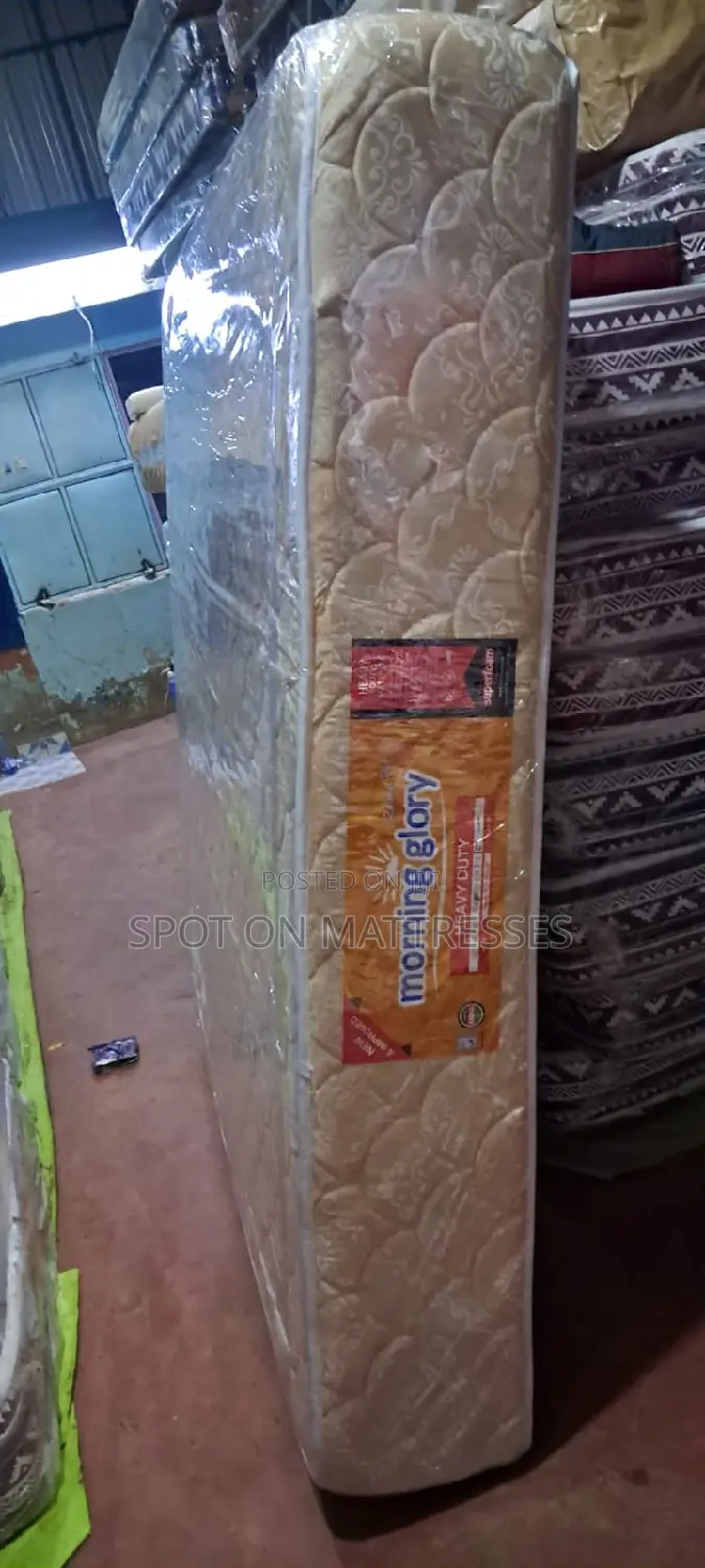 5by6 10inch White HD Quilted Mattresses + Free Delivery.
