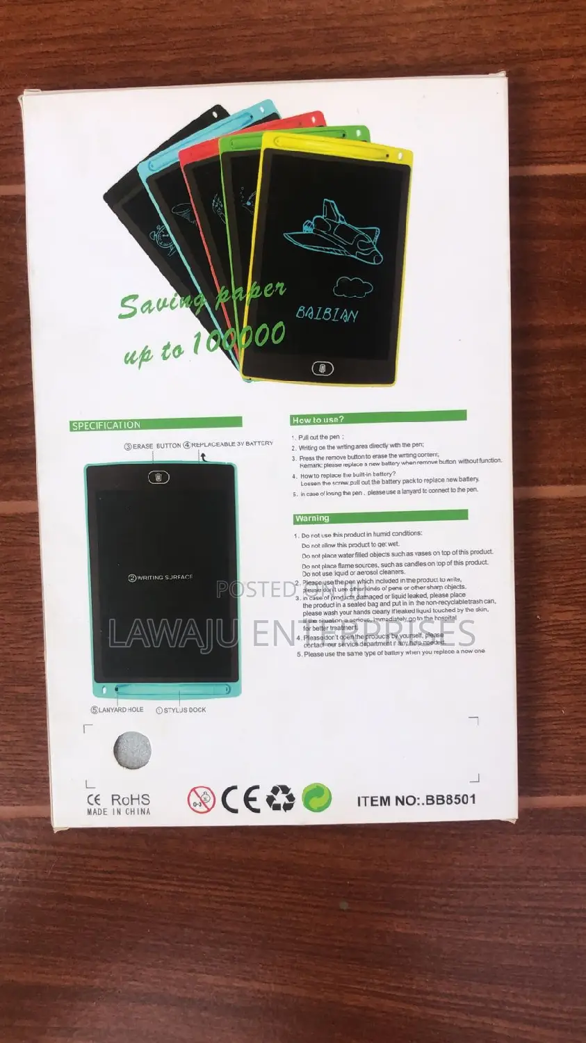 LCD 8.5 Writing Tablet for Kids