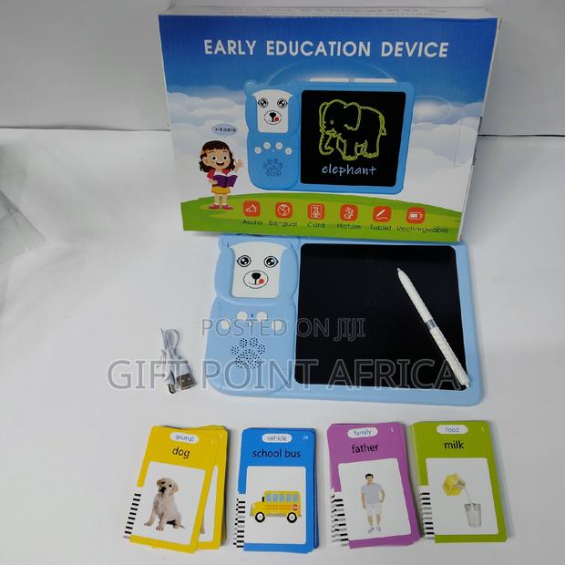 Educational 2 in 1 Flash Card Reader With LCD Writing Pad - main view