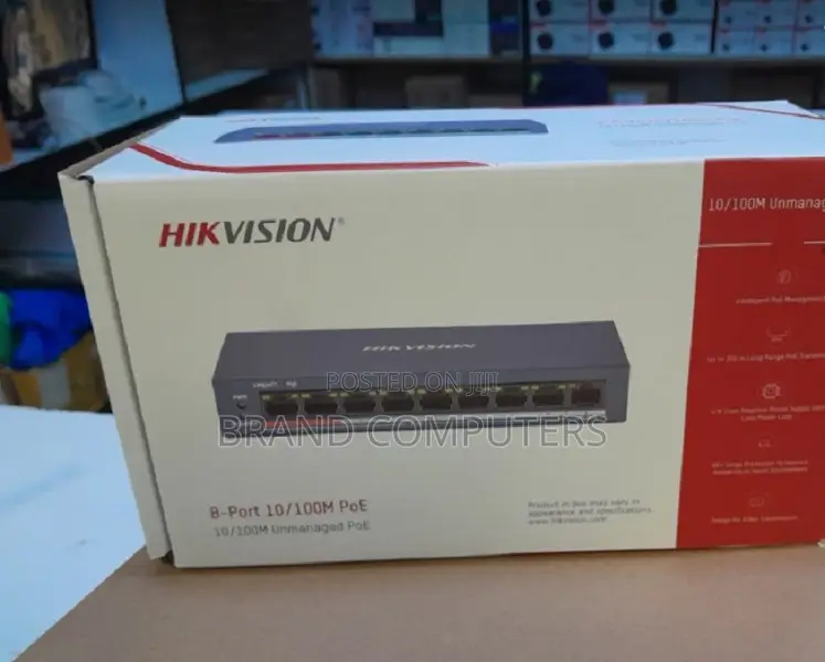 Hikvision 8 Ports Unmanaged Poe Switch FULL POE