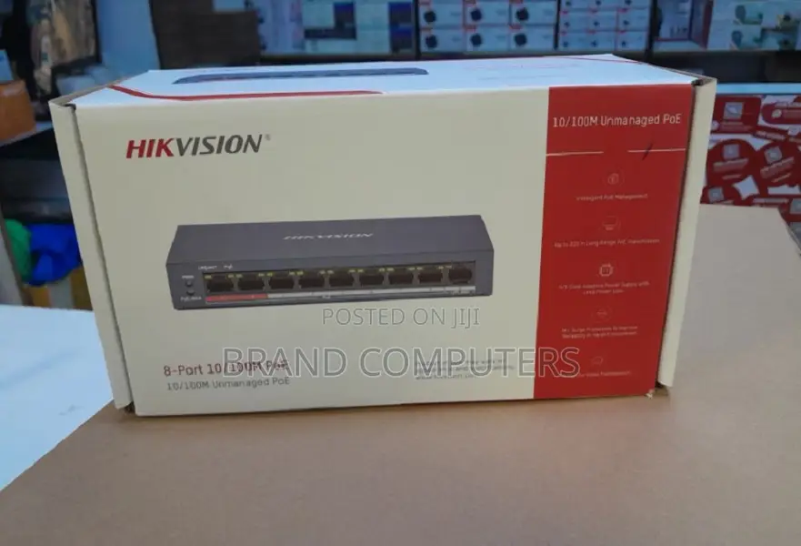 HIKVISION DS-3E0310P-E/M 8 ×10/100mbps Poe 8 PORT SWITCH