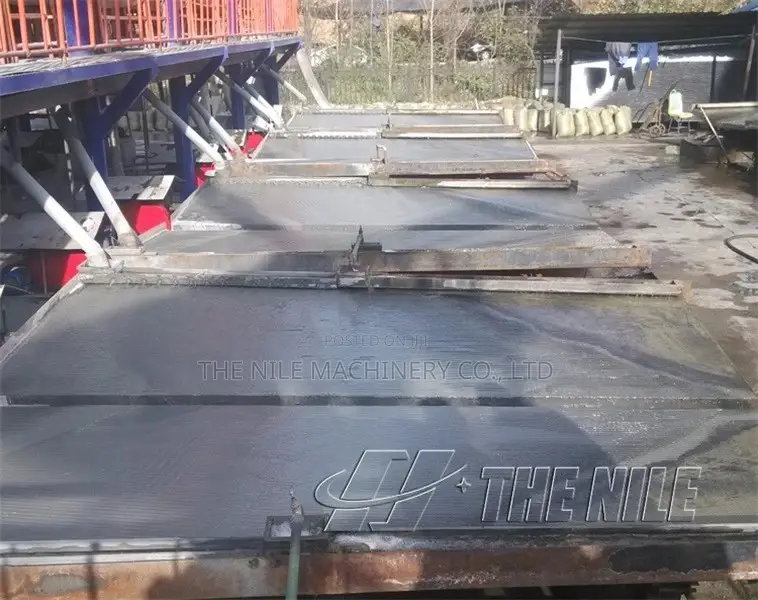High Recovery 6S Shaking Table for Alluvial Gold Ore