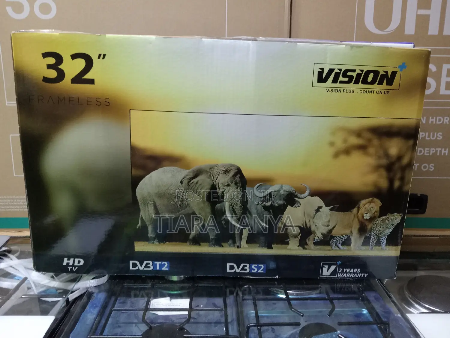 Vision Plus VP8832DF 32" HD Frameless Digital LED TV