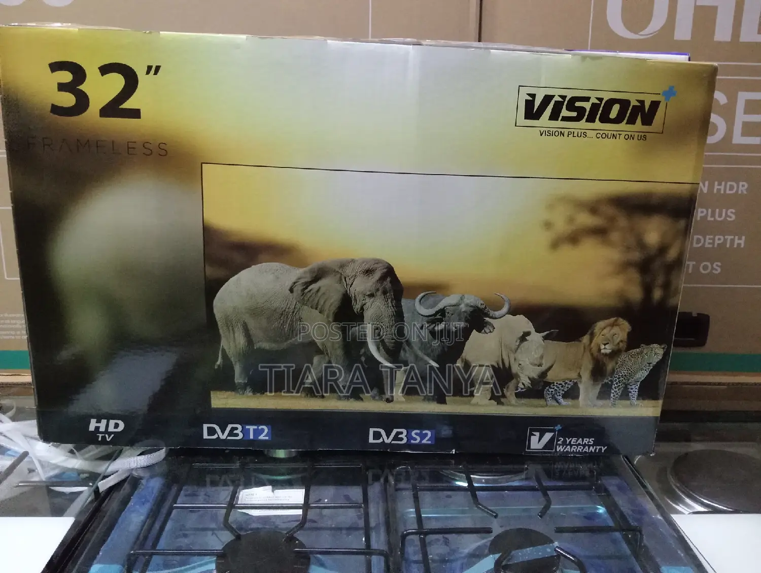 Vision Plus VP8832DF 32" HD Frameless Digital LED TV