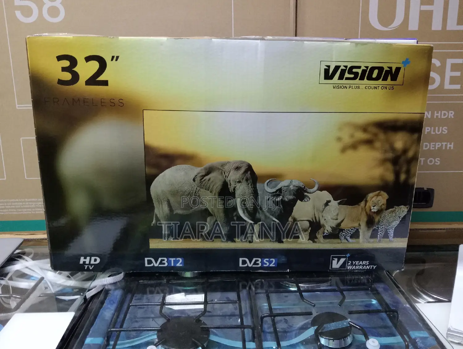 Vision Plus VP8832DF 32" HD Frameless Digital LED TV