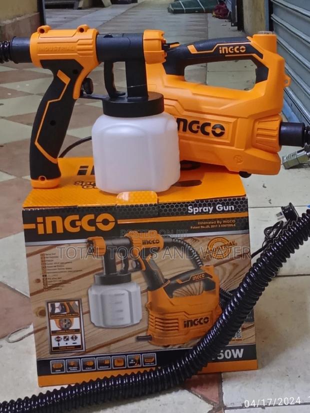 Ingco Original Spray Gun 550W With Pipe Tube For Pressure