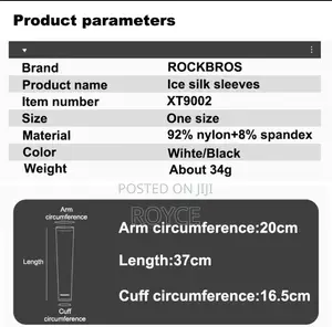 Sun UV Protection Cooling Arm Sleeves