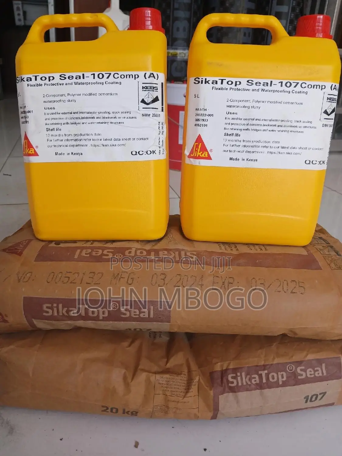 Sika Top Seal 107 Waterproofing Slurry