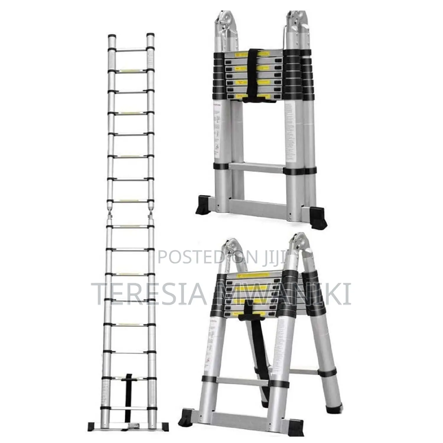 A Frame Telescopic Ladder/ Double Telescopic Ladder, 3.8mt