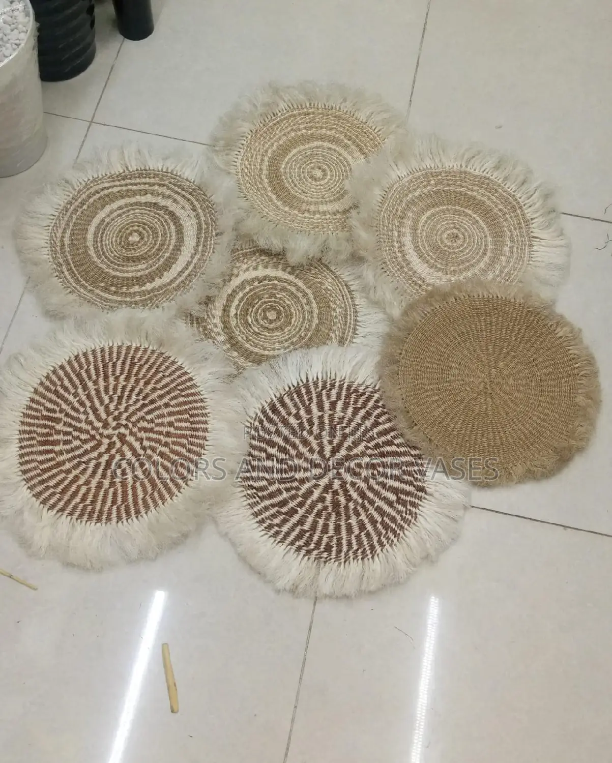 Wall Decor Mats Size 12 Inches Diameter