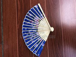 Blue Chinesse Vintage Fan - thumbnail 2