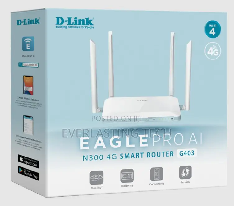 D-Link G403 Eagle PRO Ai N300 4G Smart Router