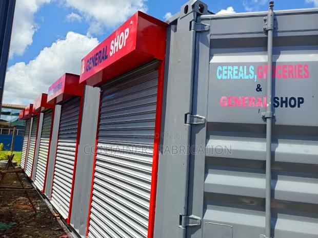 Branded Container With Five Shops/Stalls.