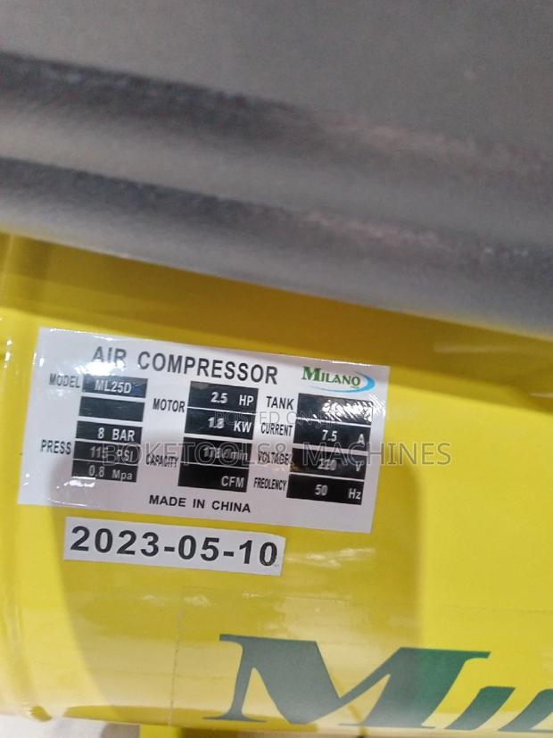 Milano Italia Electric Air Compressor 20L - thumbnail 2