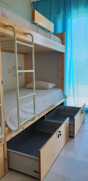 3 by 6 Custom Bunk Bed With Drawers