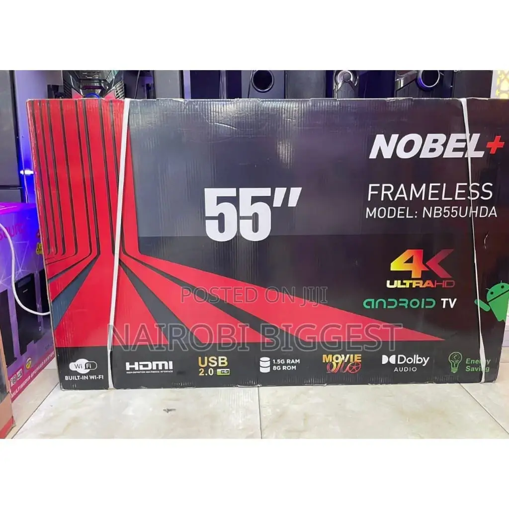 Nobel 55 Inch Smart Frameless Smart Android Tv