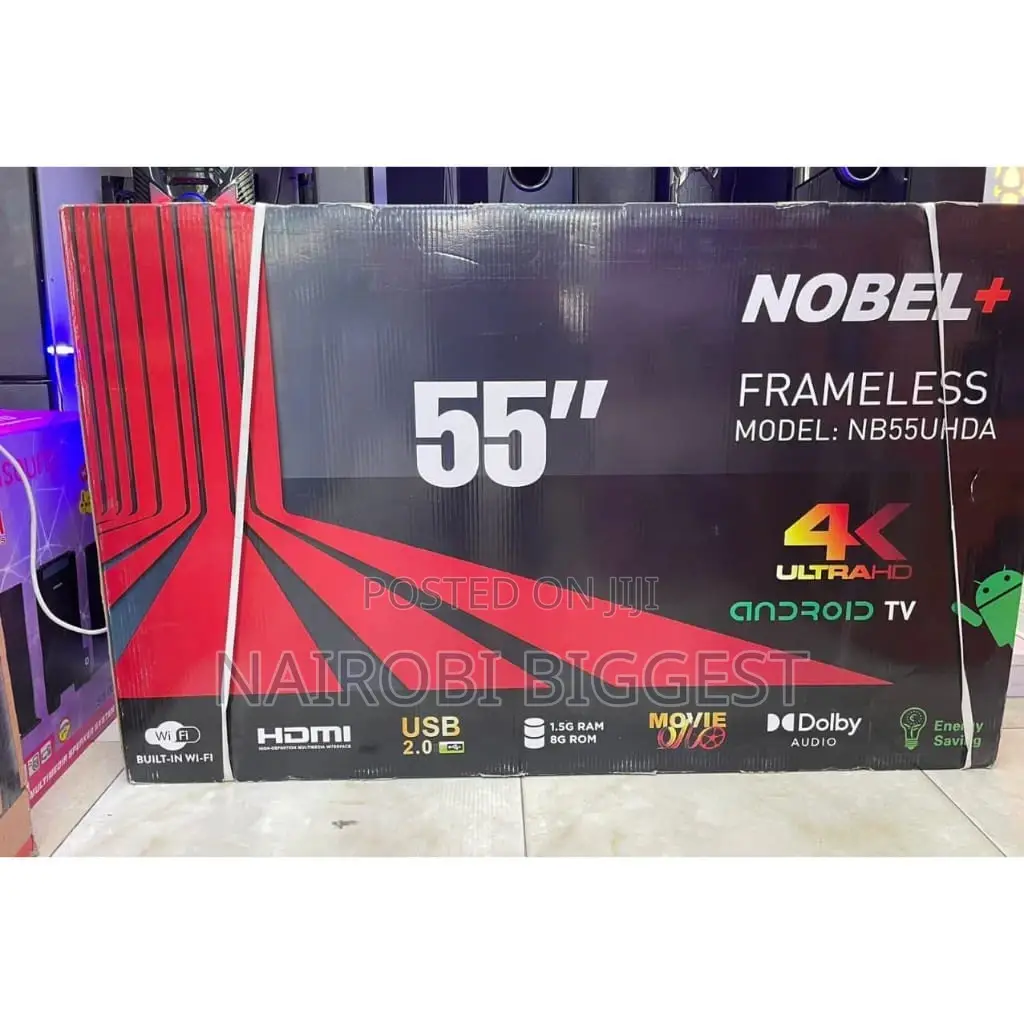 Nobel 55 Inch Smart Frameless Smart Android Tv