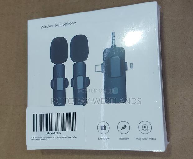 PQRQP 3 in 1 Wireless Lavalier Microphones for iPhone, iPad, - thumbnail 10