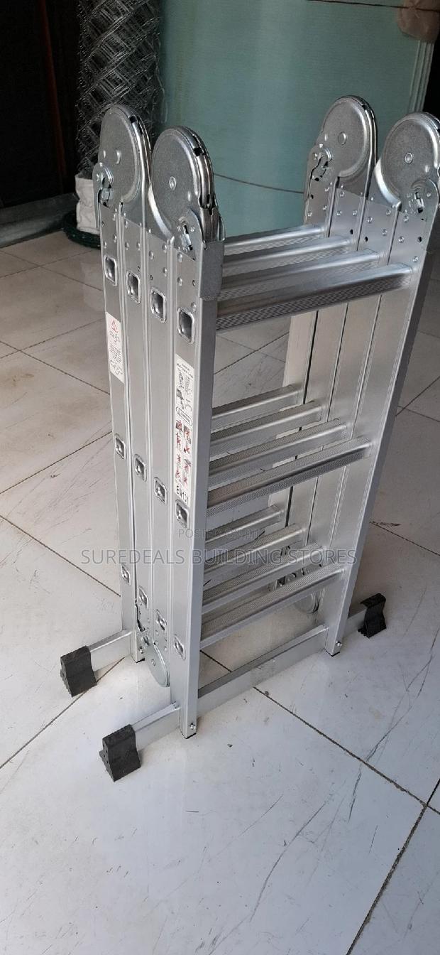 12ft Aluminium Multipurpose Ladder-(4×3)