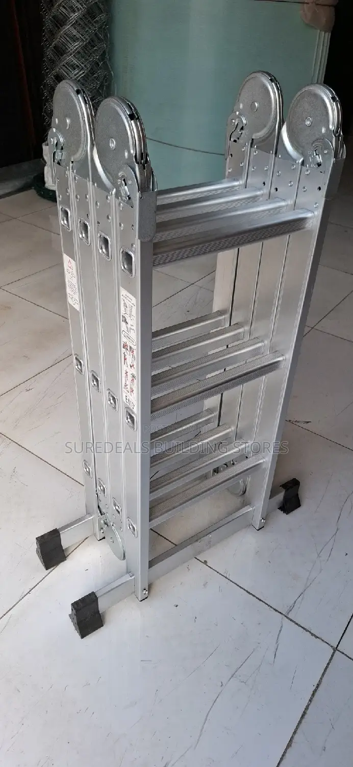 12ft Aluminium Multipurpose Ladder-(4×3)