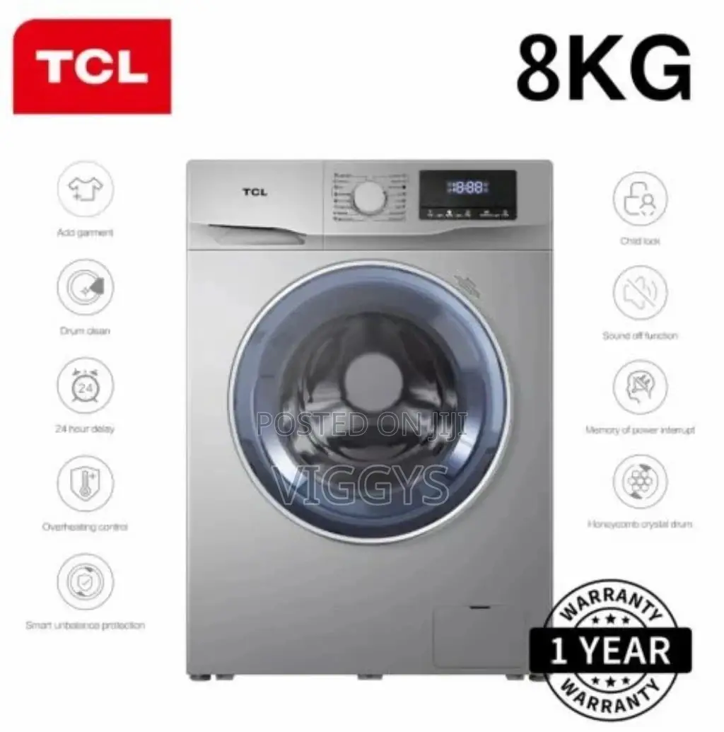 Front Load TCL Washing Machine 8