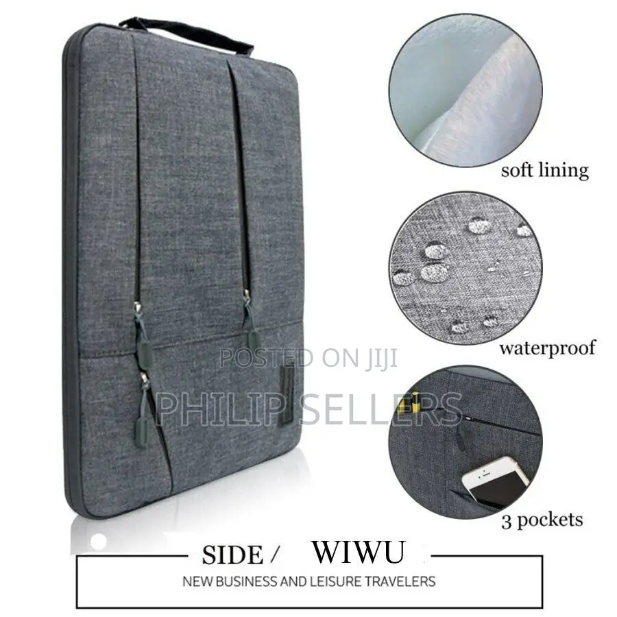 Pocket Sleeve Water Resistant Shockproof Laptop Case With Ha