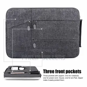 Pocket Sleeve Water Resistant Shockproof Laptop Case With Ha