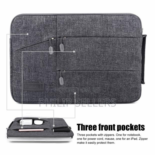 Pocket Sleeve Water Resistant Shockproof Laptop Case With Ha - main view