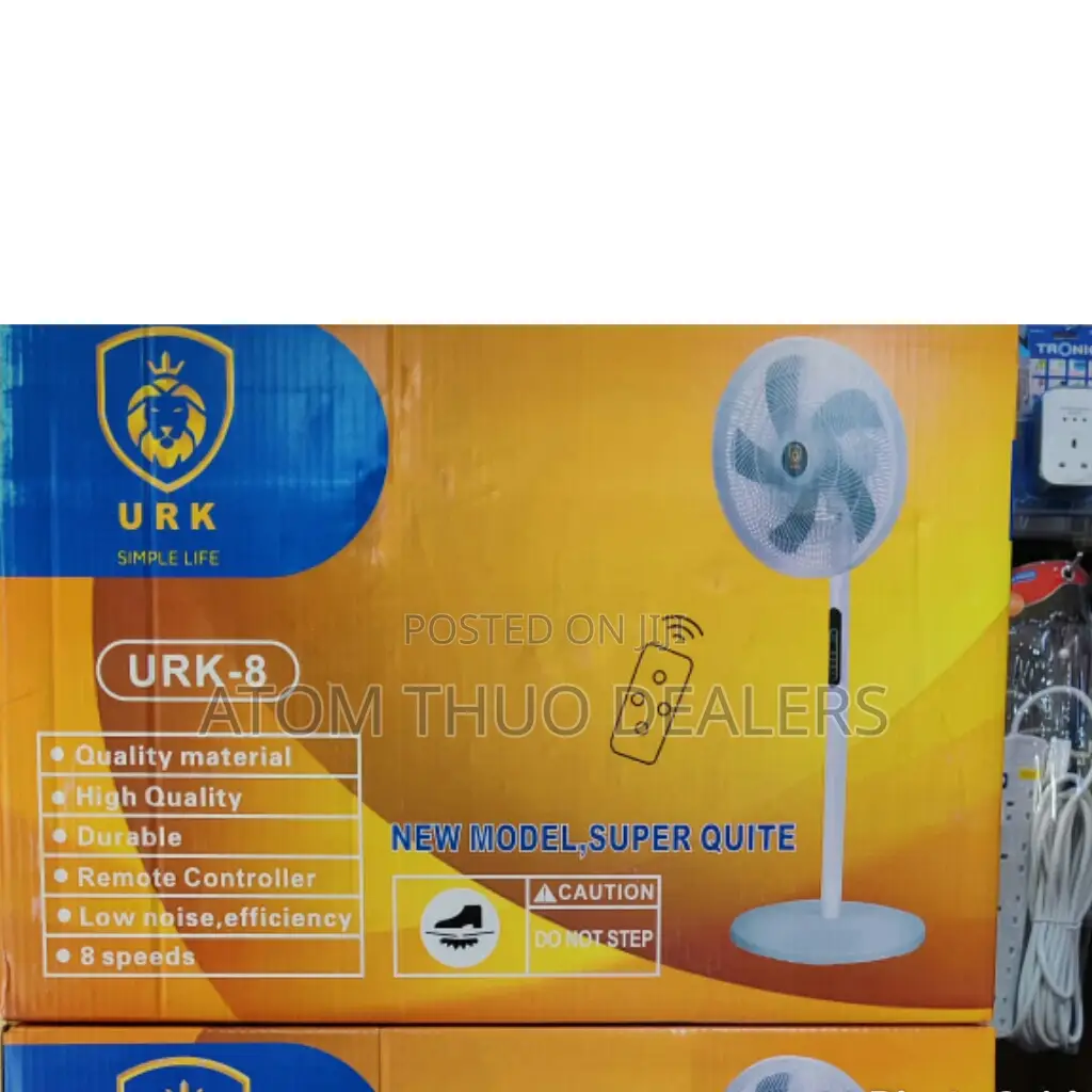 URK Stand Fan With Remote URK-8